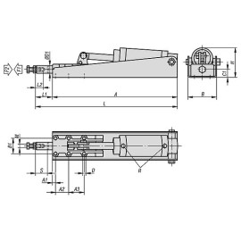 K1549 Зажимы пневматические плунжерные