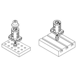 K0961 Модули зажимные UNI lock для 5 осевой обработки двойные, 80 мм