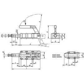 K0087 Зажимы механические плунжерные усиленные