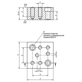 K0811 Блоки подкладные, форма D