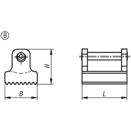 K1215 Упоры для силовых рычажных прижимов