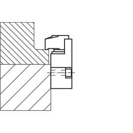 K0016 Прижимы поворотные Г-образные для бокового монтажа