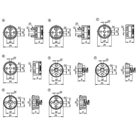 K1446 Элементы фиксирующие поворотные