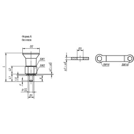 K0735 (K0631) Штифты стопорные резьбовые для тонкостенных деталей