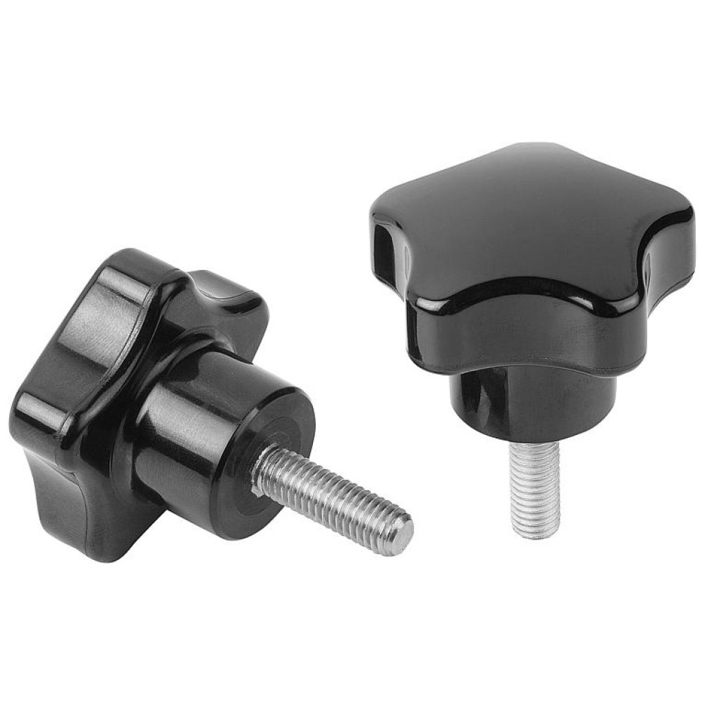 K1298 Ручки пятилепестковые с наружной резьбой