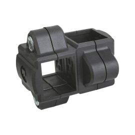 K0473 Зажимы для квадратных труб крестовые из пластика