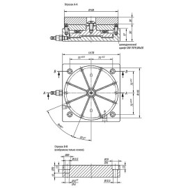 K0501 Плиты с цанговым пневматическим зажимом