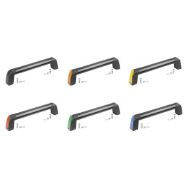 K1445 Ручки трубчатые из алюминия и пластика