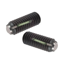 K0666 Упоры подвижные на 9° резьбовые с лыской и стопором