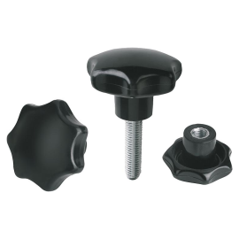 K1016 Ручки DIN 6336 из пластика и нержавеющей стали