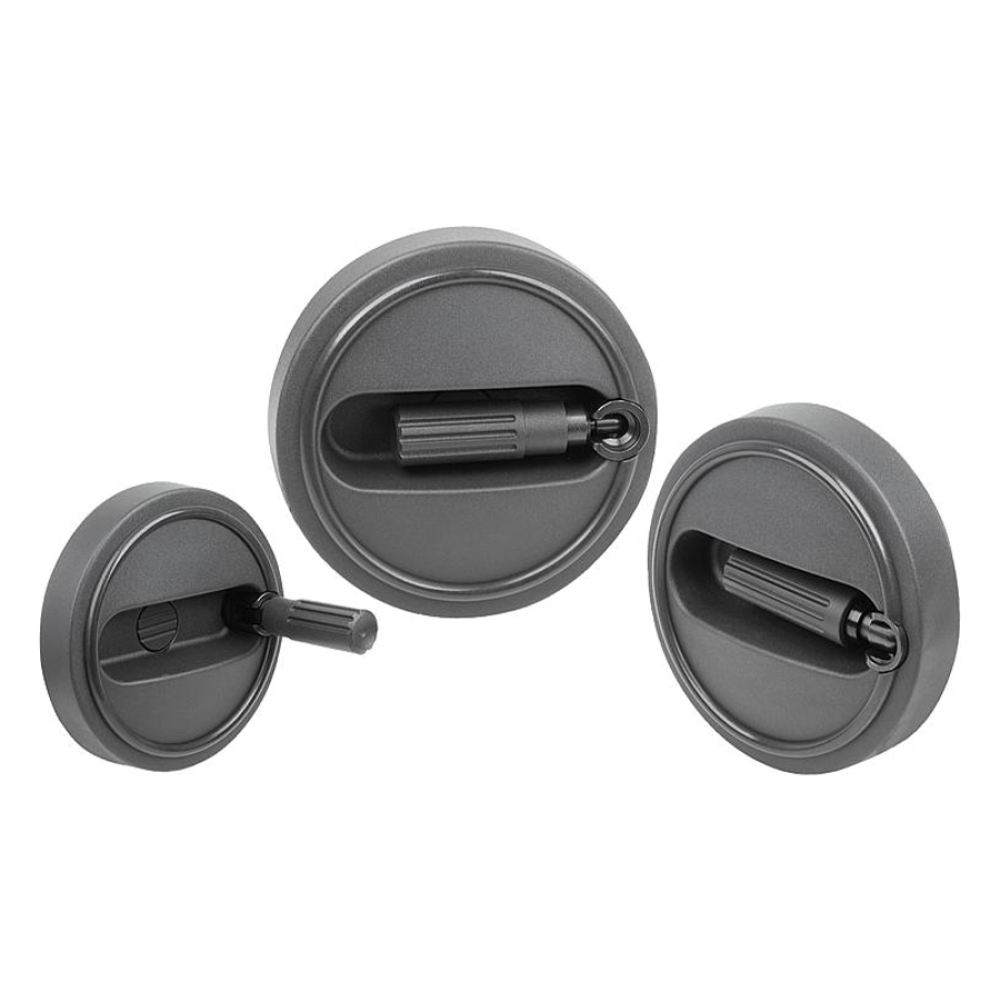 K0258 Маховики NOVO grip с откидной вращающейся ручкой