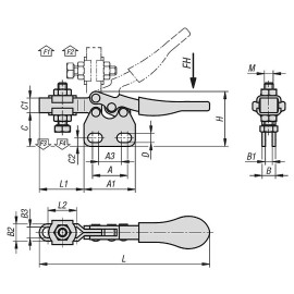 K1243 Прижимы механические маленькие