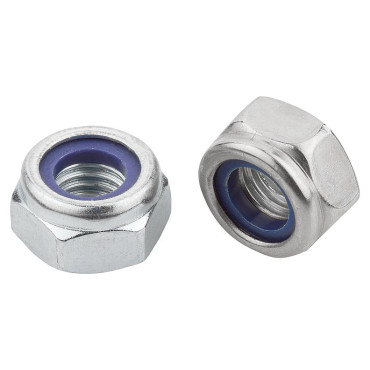 K1148 Гайки шестигранные DIN 985 самоконтрящиеся низкие