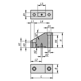 K1662 Призмы для комплектов цепных зажимов (K1650)
