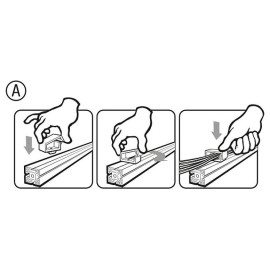K1280 Крепления пазовые для проводов
