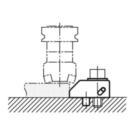 K0932 Зажимы рифленые среднепрофильные