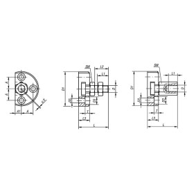 K0710 Муфты быстросъемные с привинчиваемой основой