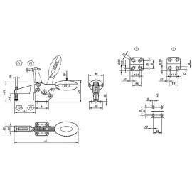 K0660 Прижимы механические из нержавеющей стали
