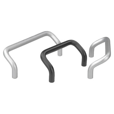 K0219 Ручки бугельные круглого сечения из алюминия угловые