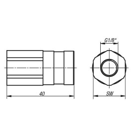 K1011 Муфты быстросъемные для пневматических модулей UNI lock