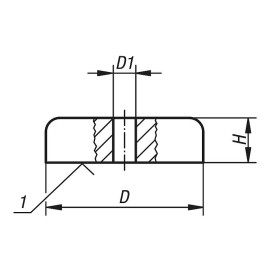 K0558 Магниты со сквозным отверстием, альнико