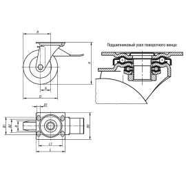 K1768 Ролики усиленные со стальными дисками