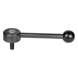 K0114 Рычаги зажимные плоские из стали с круглой ручкой, НР