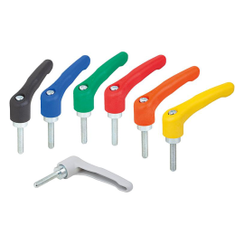 K1702 Рычаги зажимные из пластика и пассивированной стали, НР