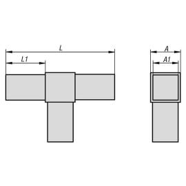 K0617 Соединители штекерные для труб Т-образные