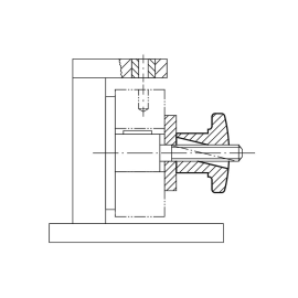 K0683 Ручки крестообразные быстрозажимные из чугуна