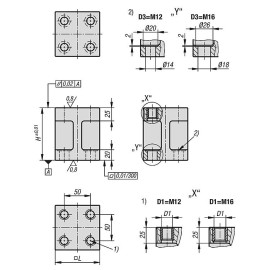 K1536 Блоки подкладные Н-образные компактные