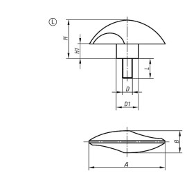 K0783 Ручки барашки усиленные