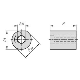 K1457 Втулки зажимные эксцентриковые