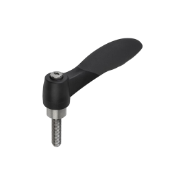 K0126 Рычаги зажимные 2К из пластика и нерж. стали, НР