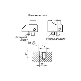 K0932 Зажимы рифленые среднепрофильные