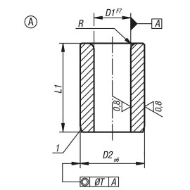 K1021 Втулки кондукторные цилиндрические DIN 179
