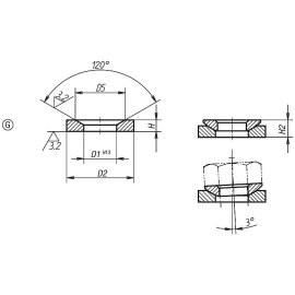 K0729 Шайбы сферические DIN 6319
