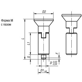 K0346 Штифты стопорные приварные
