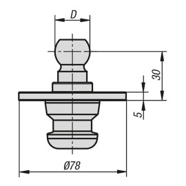 K1190 Крепления для стабилизаторов заготовок в модули UNI lock