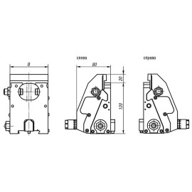 K0976 Кулачки зажимные подвижные для тисков Compact