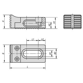 K0853 Контропоры регулируемые рифленые