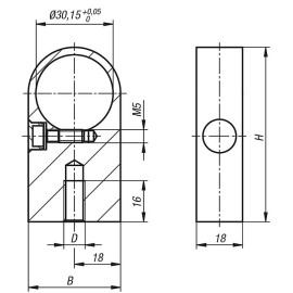K1018 Ручки рейлинговые регулируемые из алюминия