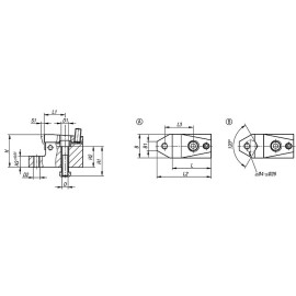 K1387 Зажимы с опорной площадкой для Т-пазов