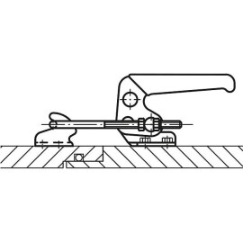 K0080 Защелки натяжные со скобой, рукояткой и крюком
