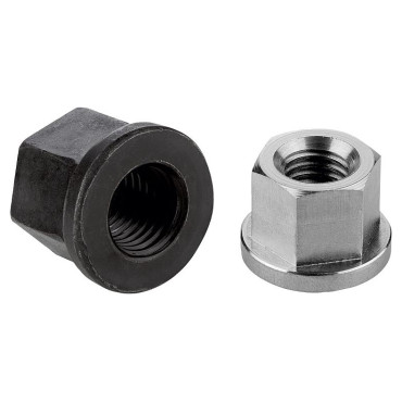 K0701 Гайки шестигранные DIN 6331 1,5xD высокие с фланцем