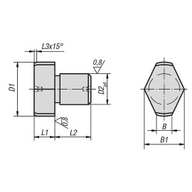 K0355 Пальцы позиционирующие с цапфой