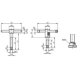 K0756 Винты верстачные из стали