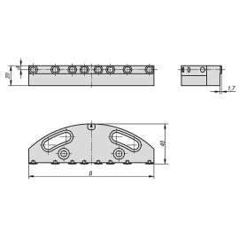 K1001 Губки с зажимными головками для маятниковых кулачков Compact