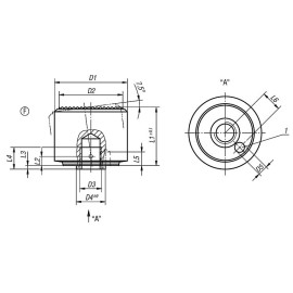 K0286 Упоры подвижные на 7,5° с защитой от проворачивания