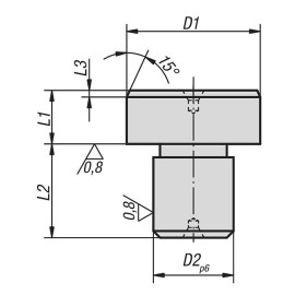 K0353 Пальцы центрирующие с цапфой